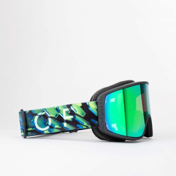 Shift Ski Goggles Green MCI Lens hexagon Color